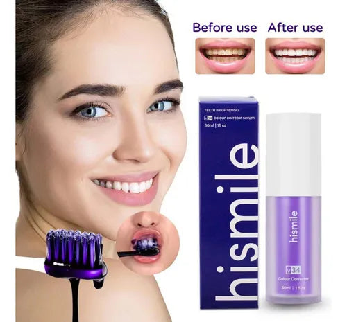 Hismile V34 Colour Corrector Serum Instant Teeth Whitening